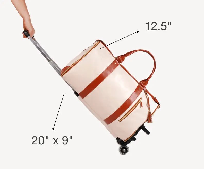 Bag fits under the airplane seat